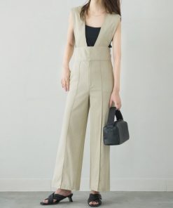 NEUNA 「NEUNA」 オーバーオール MEDIUM グレイッシュベージュ レディース