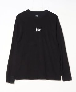 NEW ERA 「NEW ERA」 長袖Tシャツ M ブラック系その他 メンズ