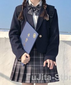 女子高生 制服 リボン ブレザー スカート チェック セット JK 学生 スクール  ファッション レディース