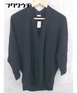 ◇ IENA イエナ ウール 長袖 ニット セーター ブラック レディース