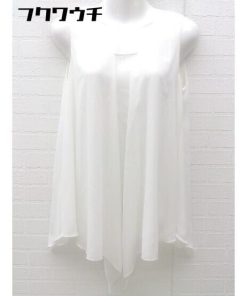 ◇ SHIPS シップス ノースリーブ カットソー ホワイト レディース